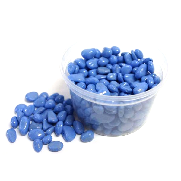 фото Декоративные камни эвис голубой 0,25 кг