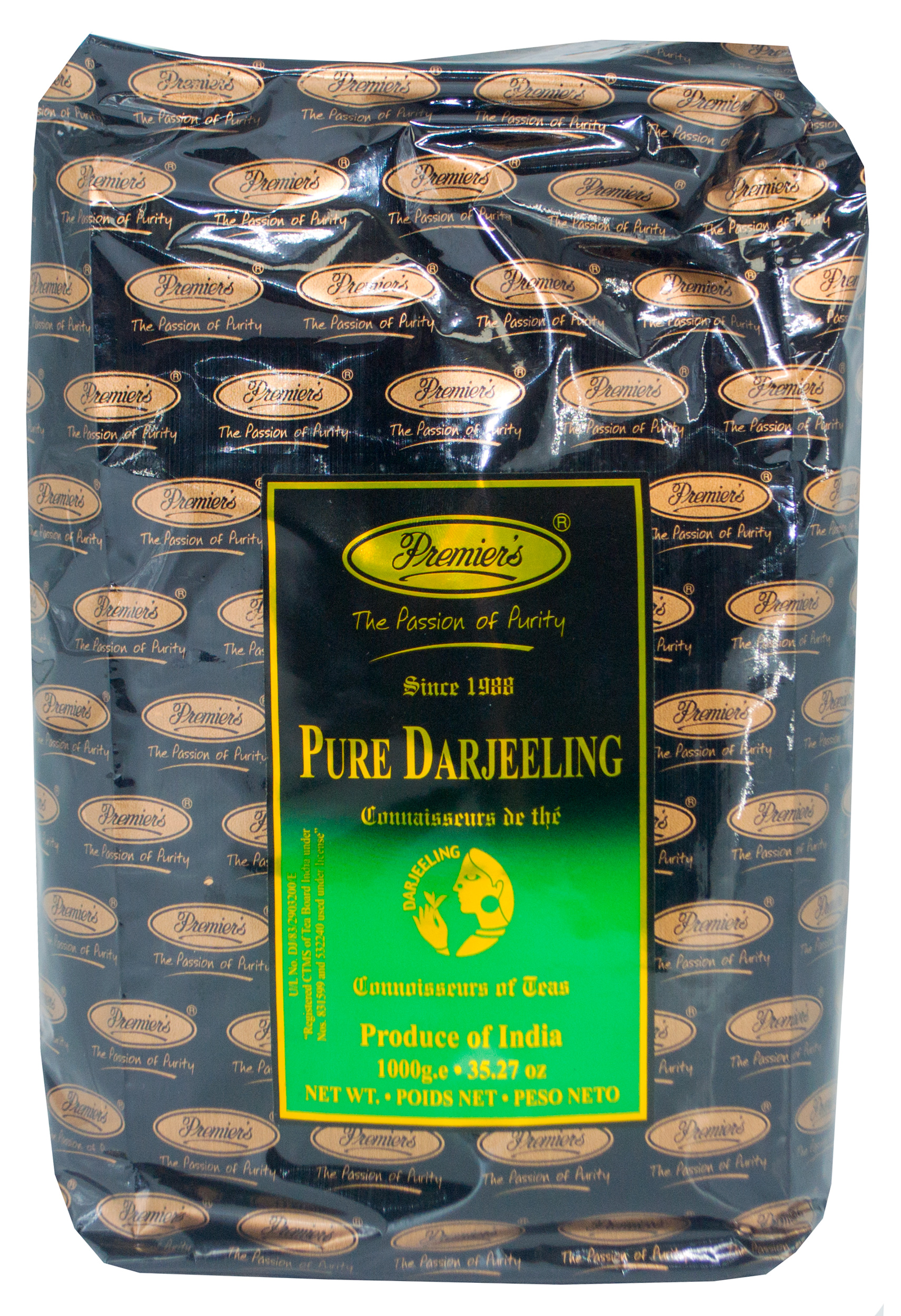 Чай PREMIER`S Darjeeling Black Tea PMRFL-DG, 1 кг