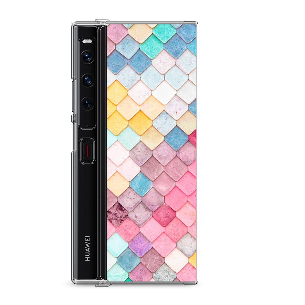 

Силиконовый чехол "Нежные ромбики" на Huawei Mate Xs 2 / Хуавеи Мате Xs 2