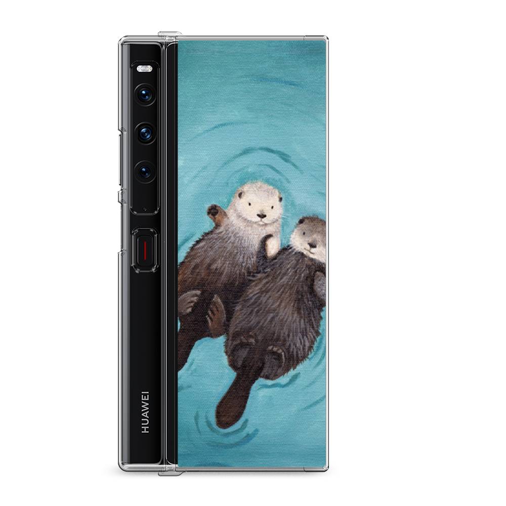 

Силиконовый чехол "Парочка бобров" на Huawei Mate Xs 2 / Хуавеи Мате Xs 2
