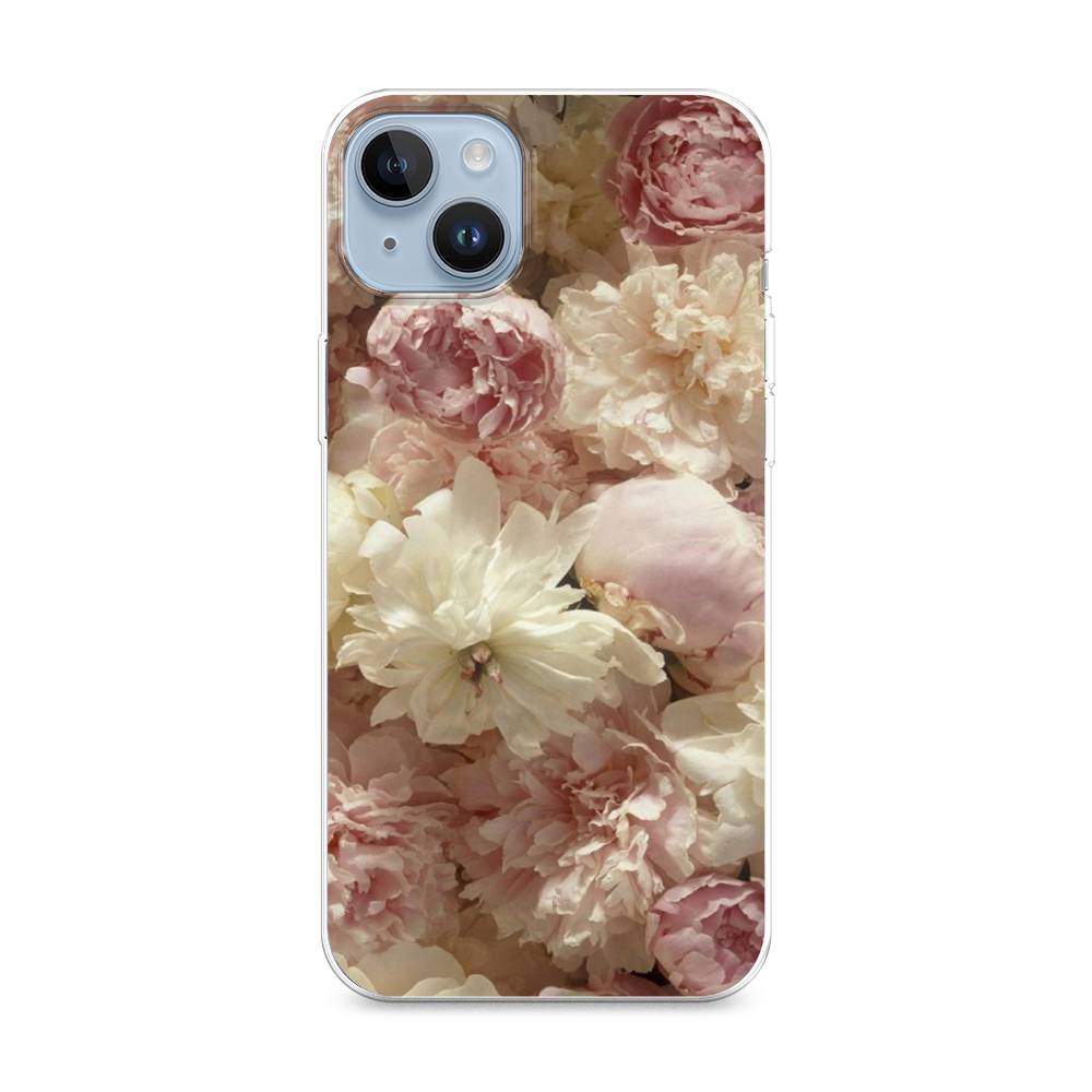 

Чехол Awog на Apple iPhone 14 Plus / Айфон 14 Плюс "Пионы светлые", Разноцветный, 15350-8