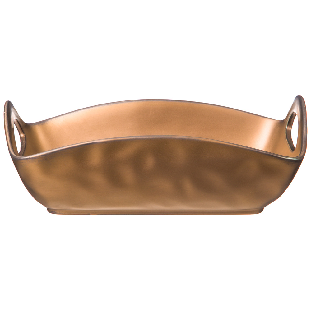 

Набор из 2 штук Блюдо с ручками Bronco bronze 30х18.5х9см фарфор 474-179_, Коричневый