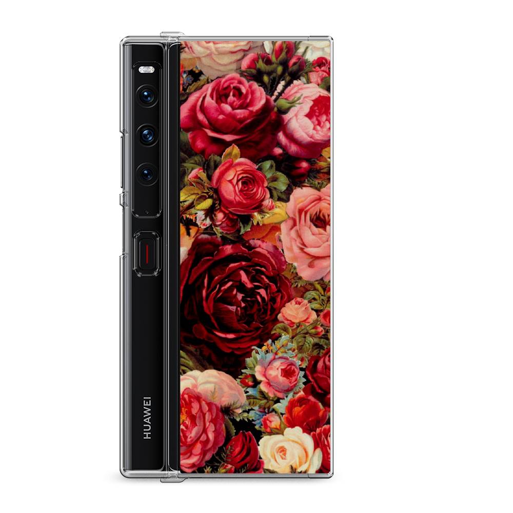 

Силиконовый чехол "Розы винтажные" на Huawei Mate Xs 2 / Хуавеи Мате Xs 2