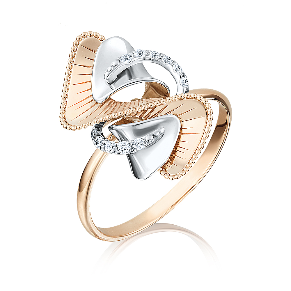 

Кольцо из золота р. 20 PLATINA jewelry 01-5065-00-401-1111-48, фианит, 01-5065-00-401-1111-48