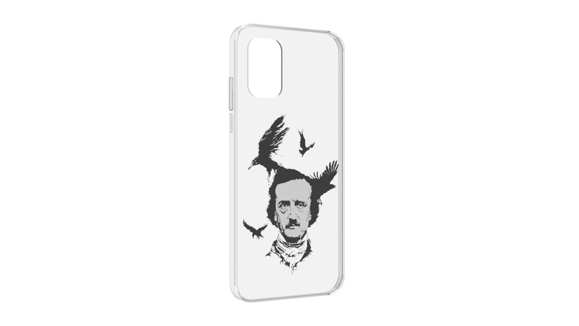 

Чехол MyPads Эдгар Аллан черно белый для Nokia G21, Прозрачный, Tocco