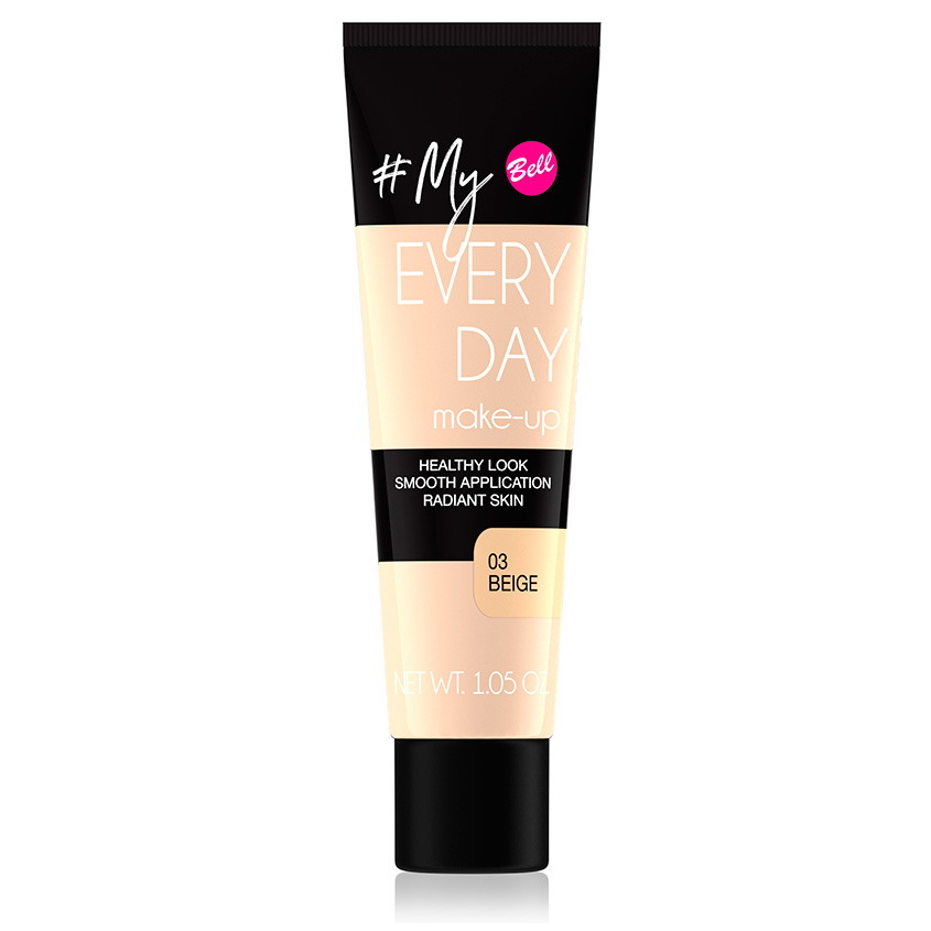 фото Тональная основа для лица bell my every day make-up тон 03 с эффектом сияния