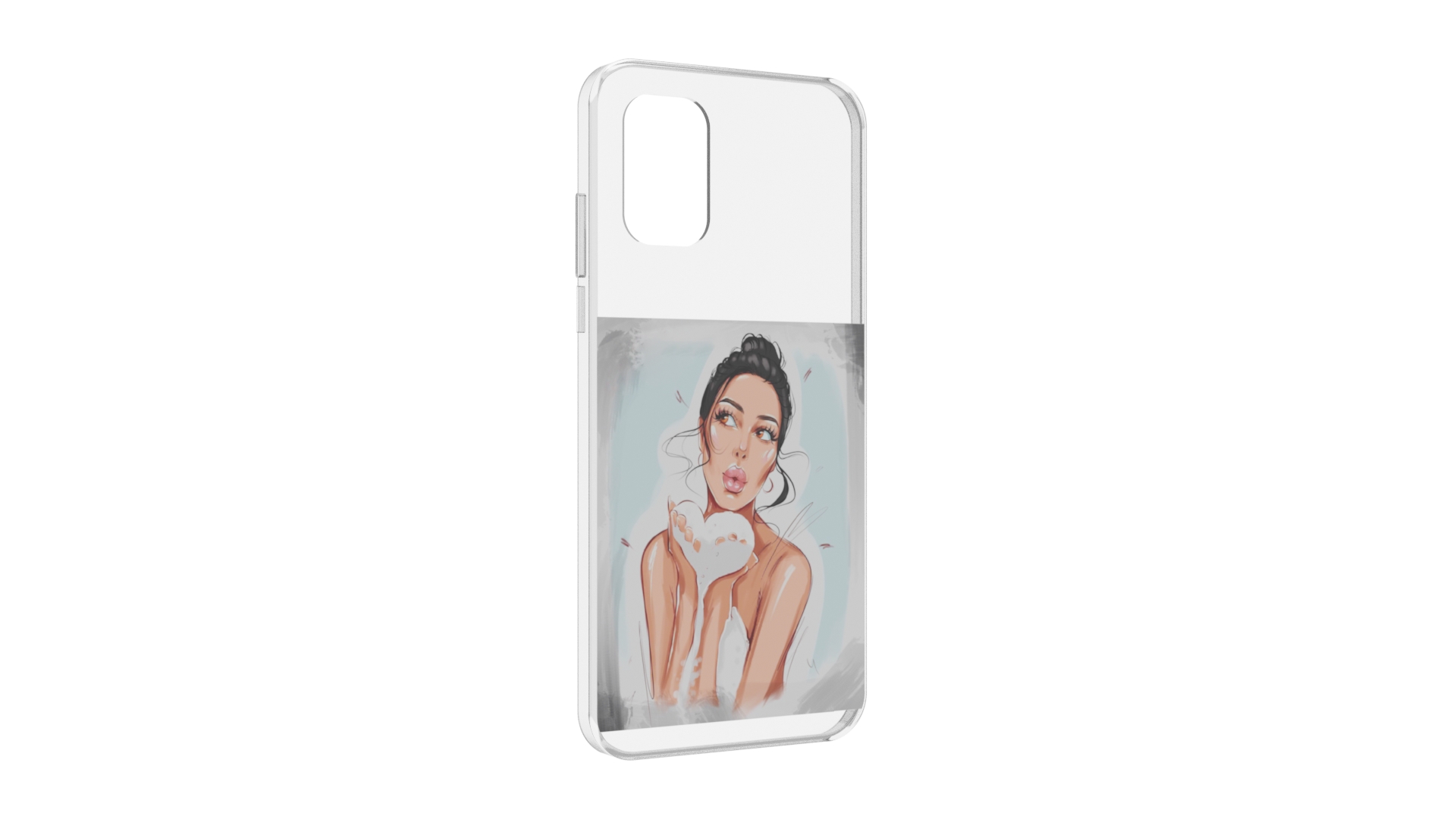 

Чехол MyPads девушка-с-пеной женский для Nokia G21, Прозрачный, Tocco