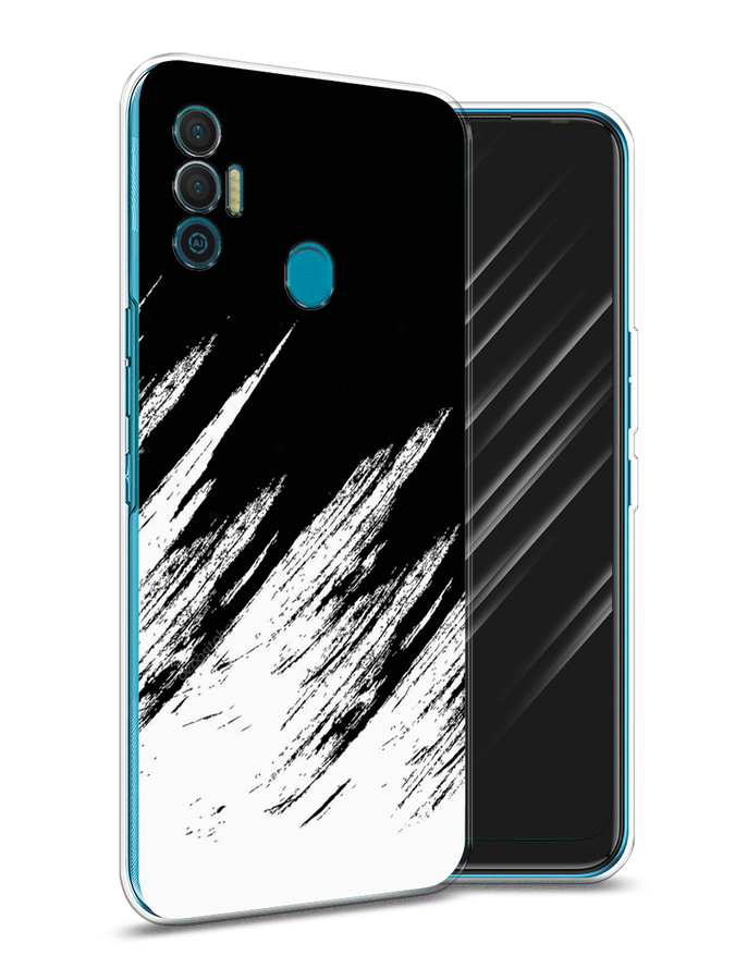 

Чехол Awog на Google Pixel 7 "Черно белые брызги", Белый;черный