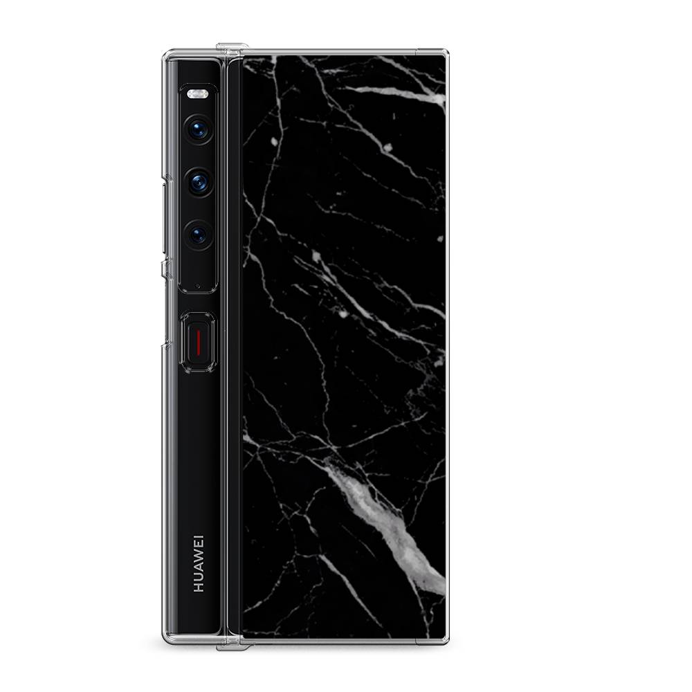 

Силиконовый чехол "Черный минерал" на Huawei Mate Xs 2 / Хуавеи Мате Xs 2