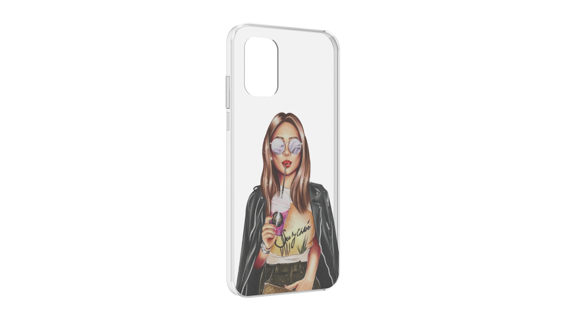 

Чехол MyPads девушка-с-фиолетовым-коктейлем женский для Nokia G21, Прозрачный, Tocco
