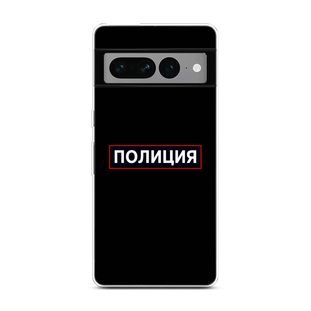 

Чехол Awog на Google Pixel 7 Pro "Police logo", Разноцветный