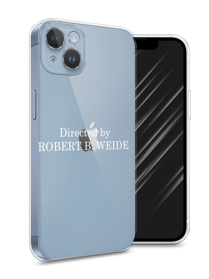 Чехол Awog на Apple iPhone 14 Plus / Айфон 14 Плюс "Robert B Weide" 15350-6 белый,  прозрачный