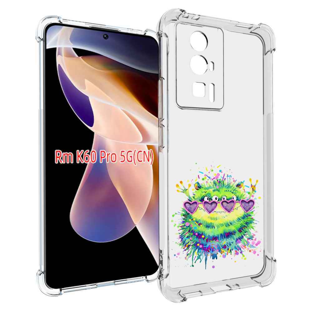 

Чехол MyPads Пушистый персонаж для Xiaomi Redmi K60 Pro, Прозрачный, Tocco