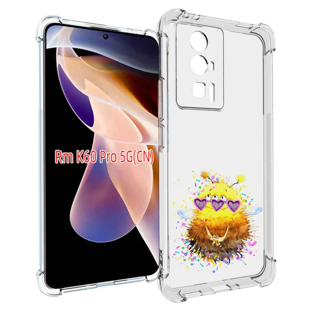 

Чехол MyPads Пушитый шмель для Xiaomi Redmi K60 Pro, Прозрачный, Tocco