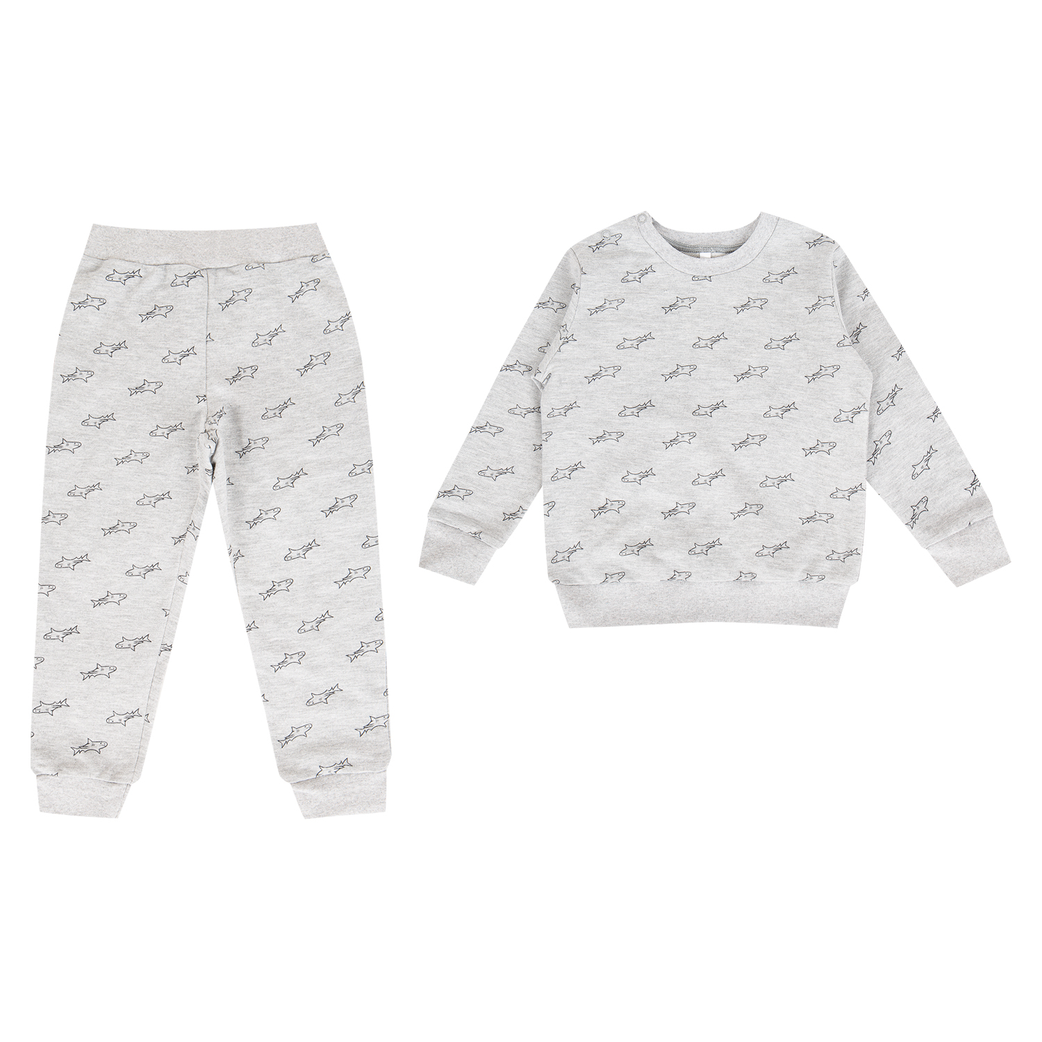 фото Комплект джемпер/брюки leader kids toddler серый р.92