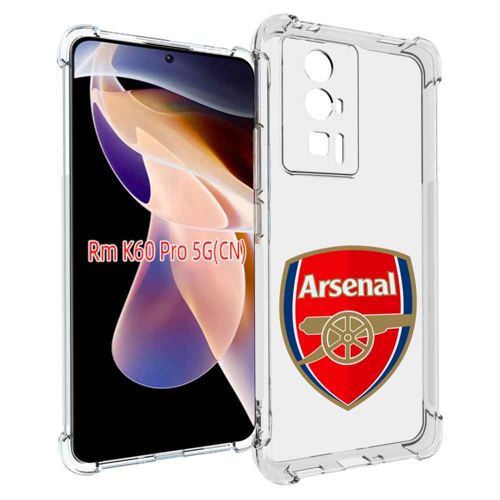 

Чехол MyPads ФК Арсенал логотип для Xiaomi Redmi K60 Pro, Прозрачный, Tocco