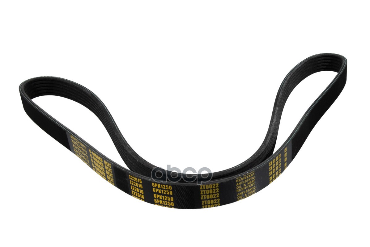 

Ремень поликлиновой 6pk1250 opel astra/corsa 1.7di/dti 00> ZENTPARTS Z22616