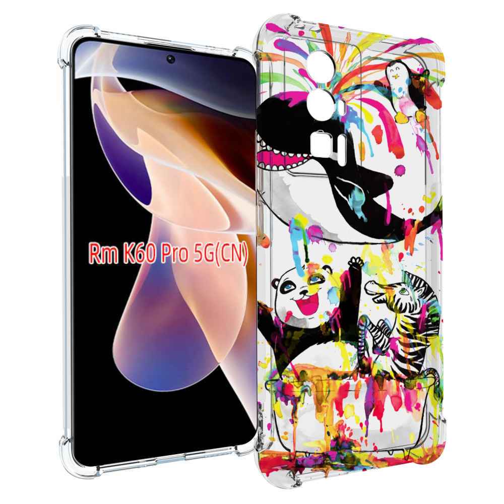 

Чехол MyPads Хиппи кит для Xiaomi Redmi K60 Pro, Прозрачный, Tocco