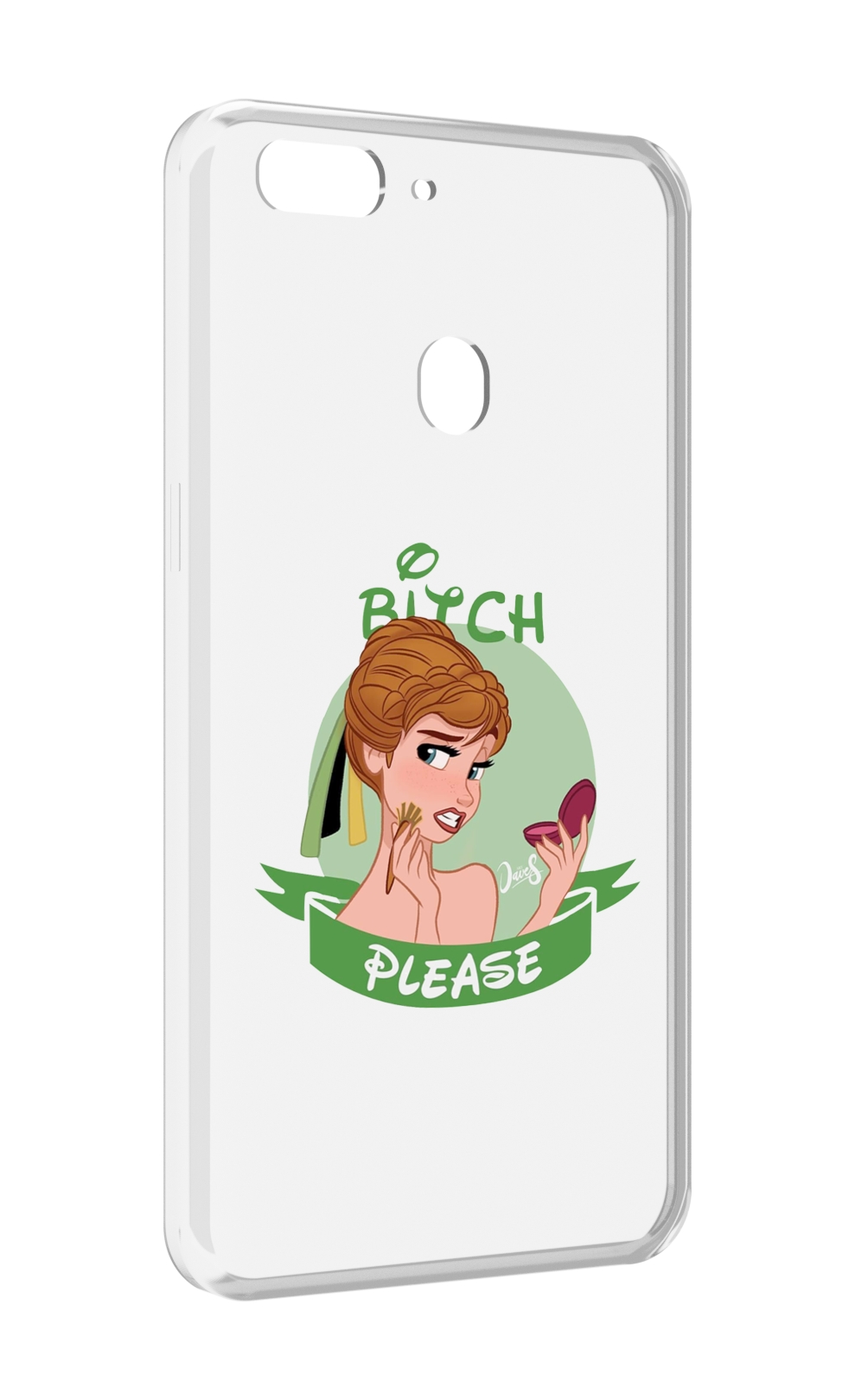 

Чехол MyPads принцесса-Анна женский для Oppo Realme 2, Прозрачный, Tocco