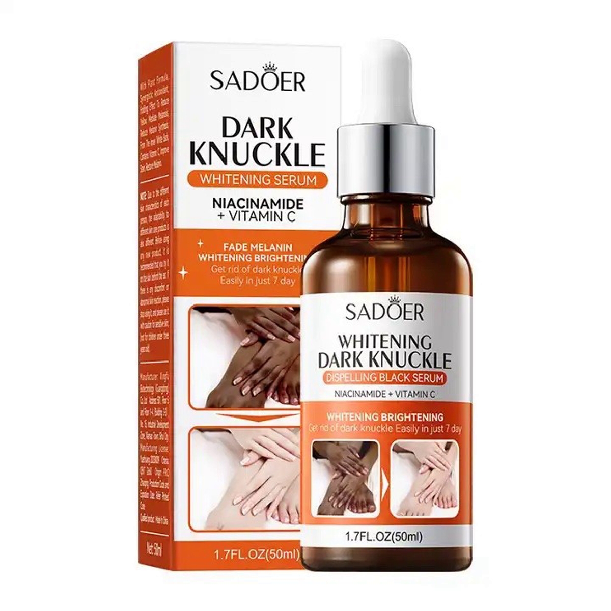 

Отбеливающая сыворотка Sadoer для интимных зон бикини локтей колен 30 ml