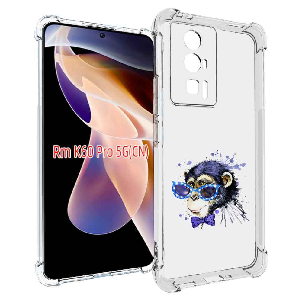 

Чехол MyPads акварельная обезьяна для Xiaomi Redmi K60 Pro, Прозрачный, Tocco