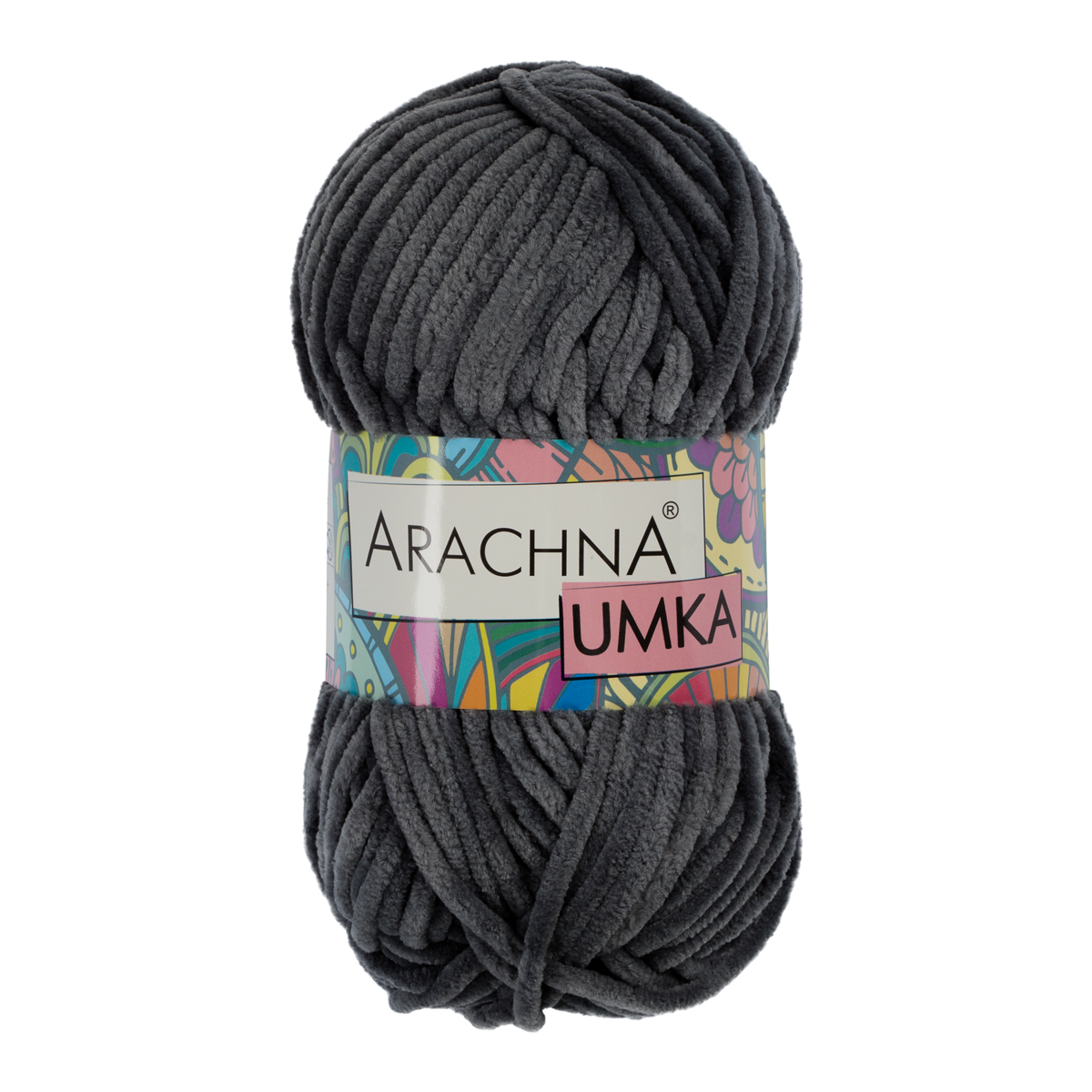 

Пряжа ARACHNA UMKA 100% полиэстер 1 шт. х 100 г 120 м №09 серый, UMKA