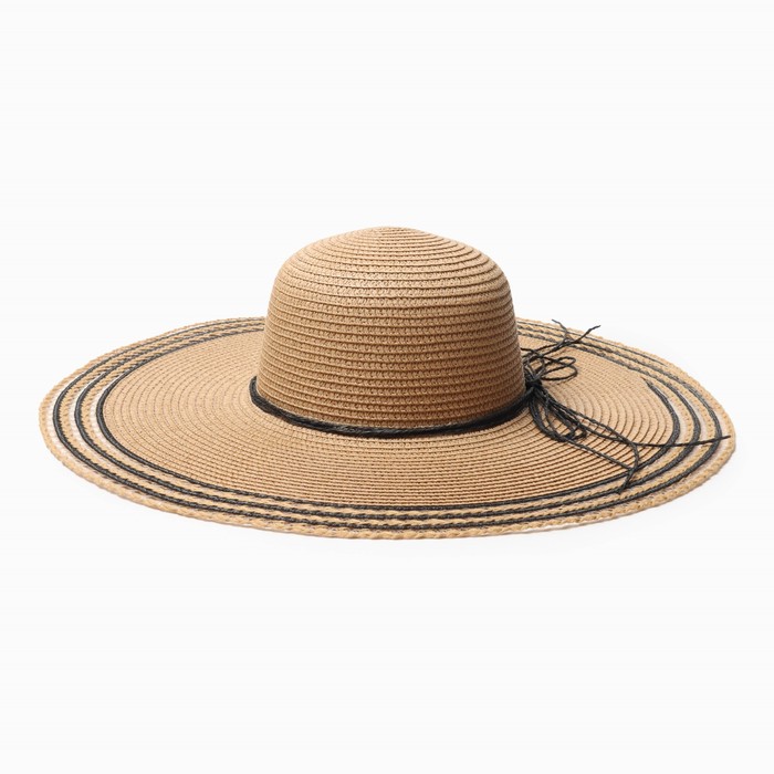 Шляпа женская MINAKU 10110942 коричневая, р.58