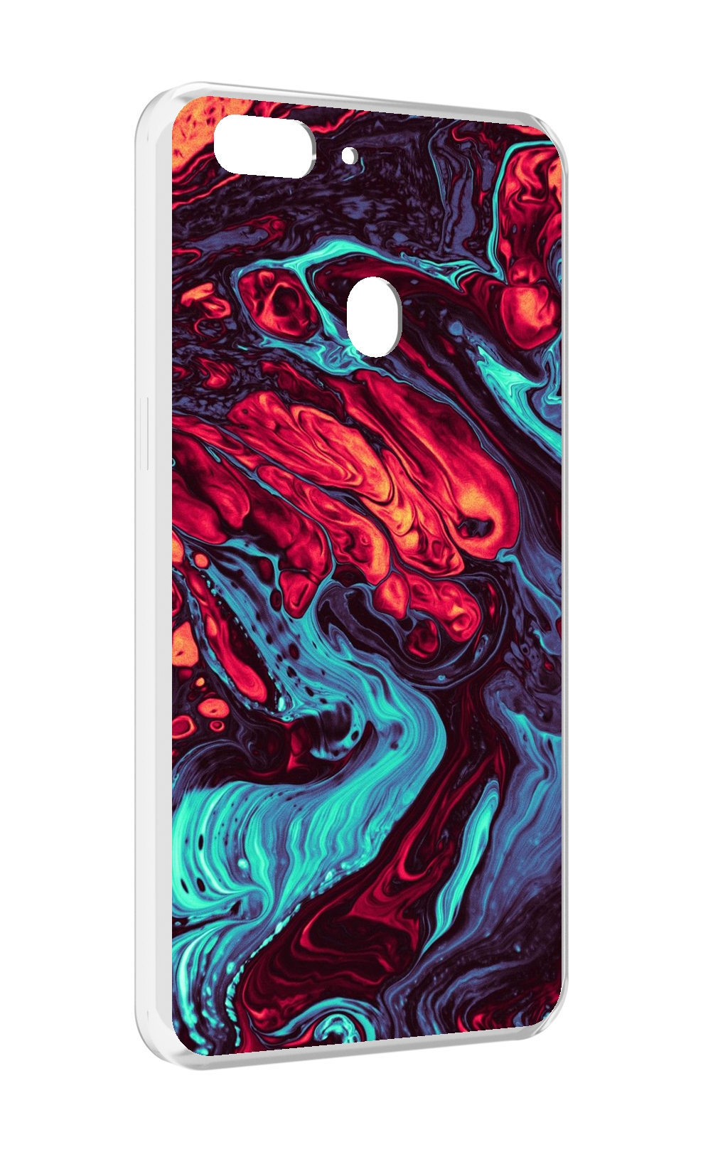 

Чехол MyPads разбавленная краска для Oppo Realme 2, Прозрачный, Tocco