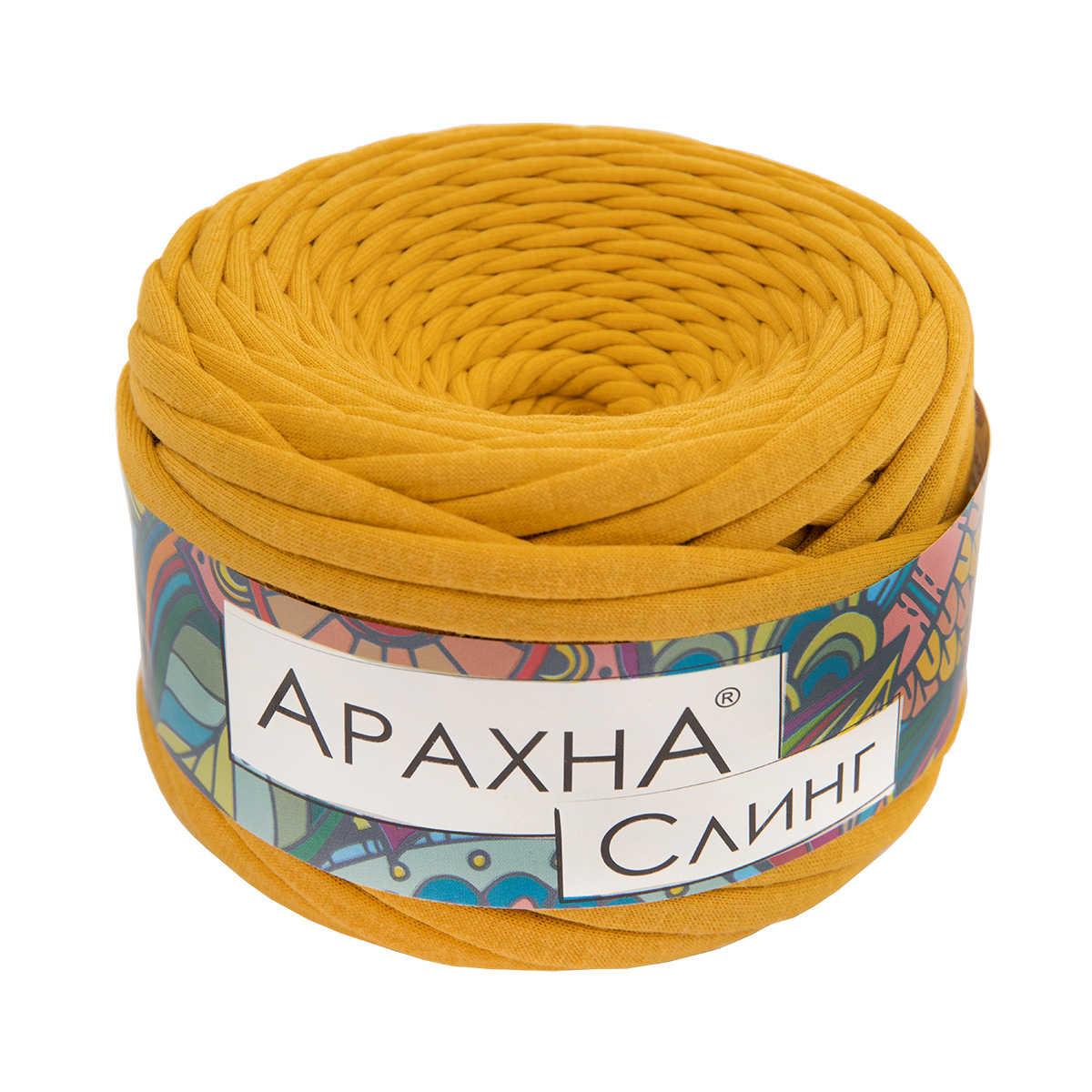 

Пряжа ARACHNA Sling 100% хлопок 6 шт. х 150 г 10 г 50 м 2 м №46 горчичный, Sling