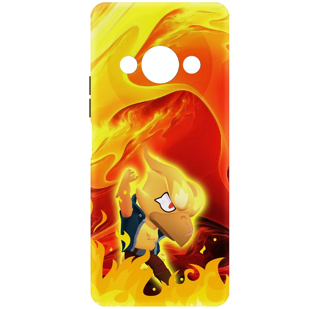 

Чехол-накладка Krutoff Soft Case Brawl Stars - Ворон-Феникс для Xiaomi Redmi A3 черный