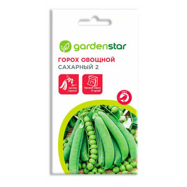 фото Семена овощей garden star горох сахарный 2,5 г