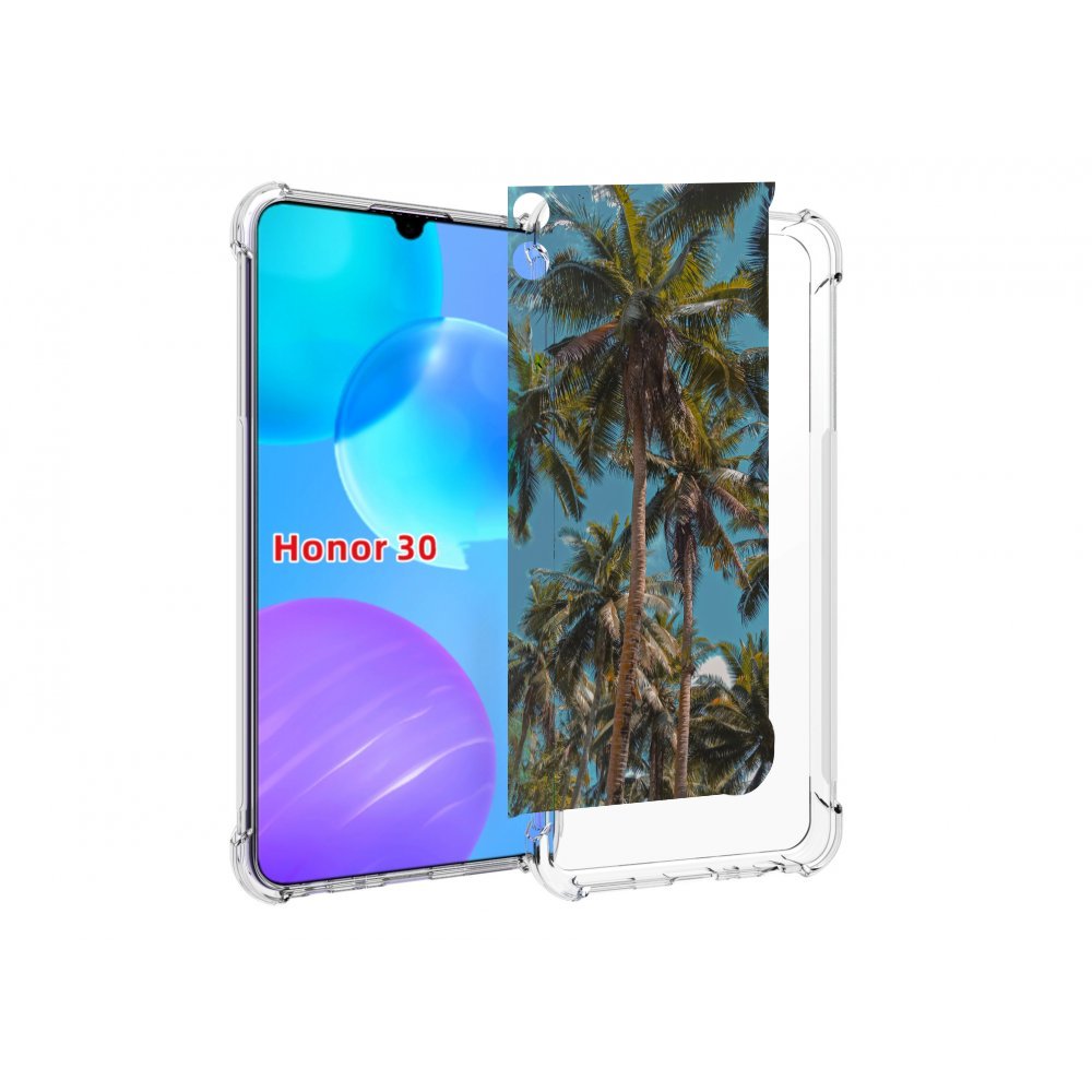 

Чехол MyPads летние пальмы для Huawei Honor 30 Lite, Tocco