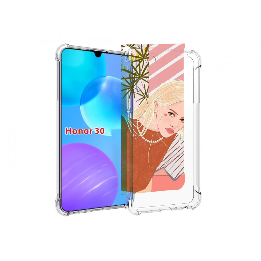 

Чехол MyPads летняя-девочка женский для Huawei Honor 30 Lite, Tocco
