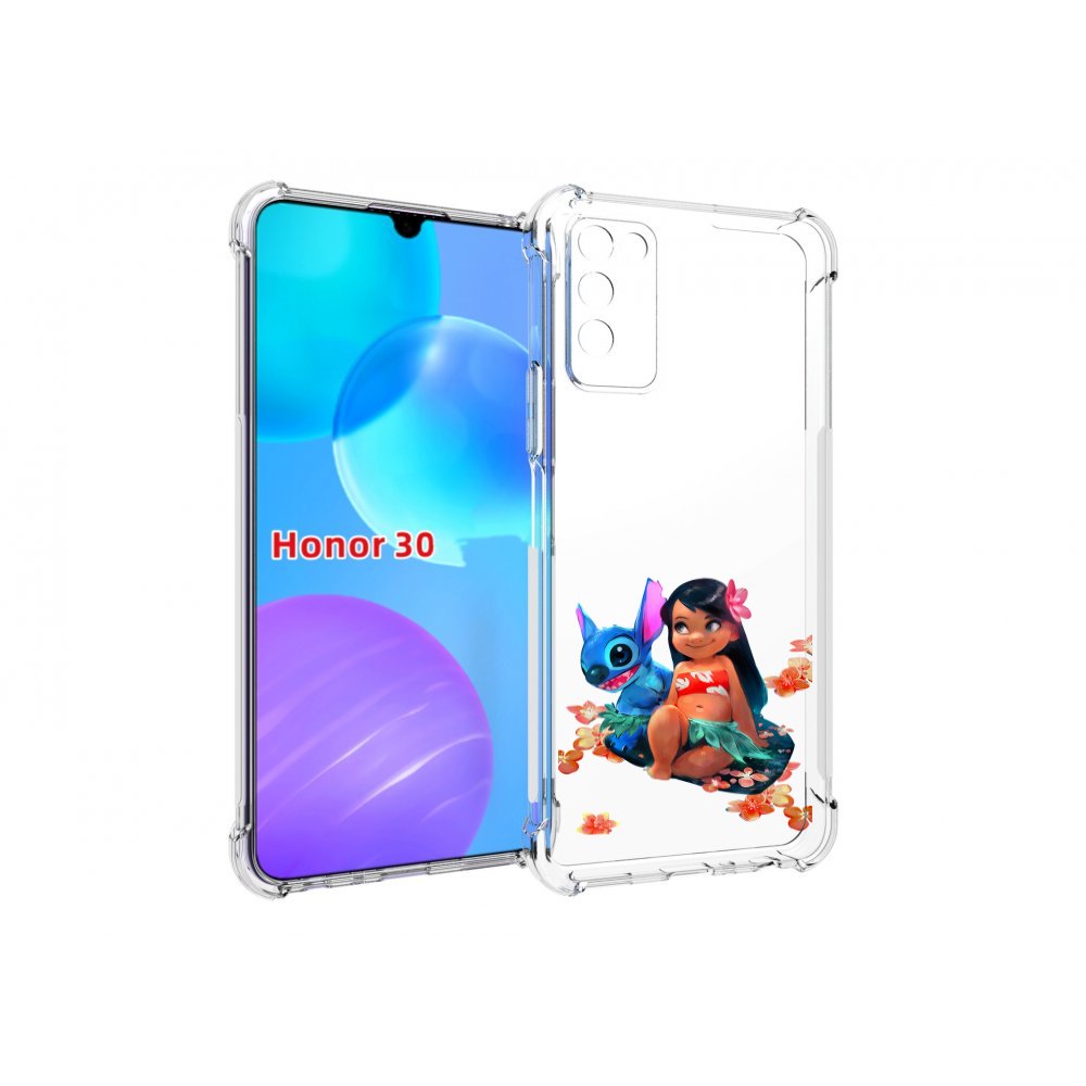 

Чехол MyPads лила-и-стич детский для Huawei Honor 30 Lite, Tocco