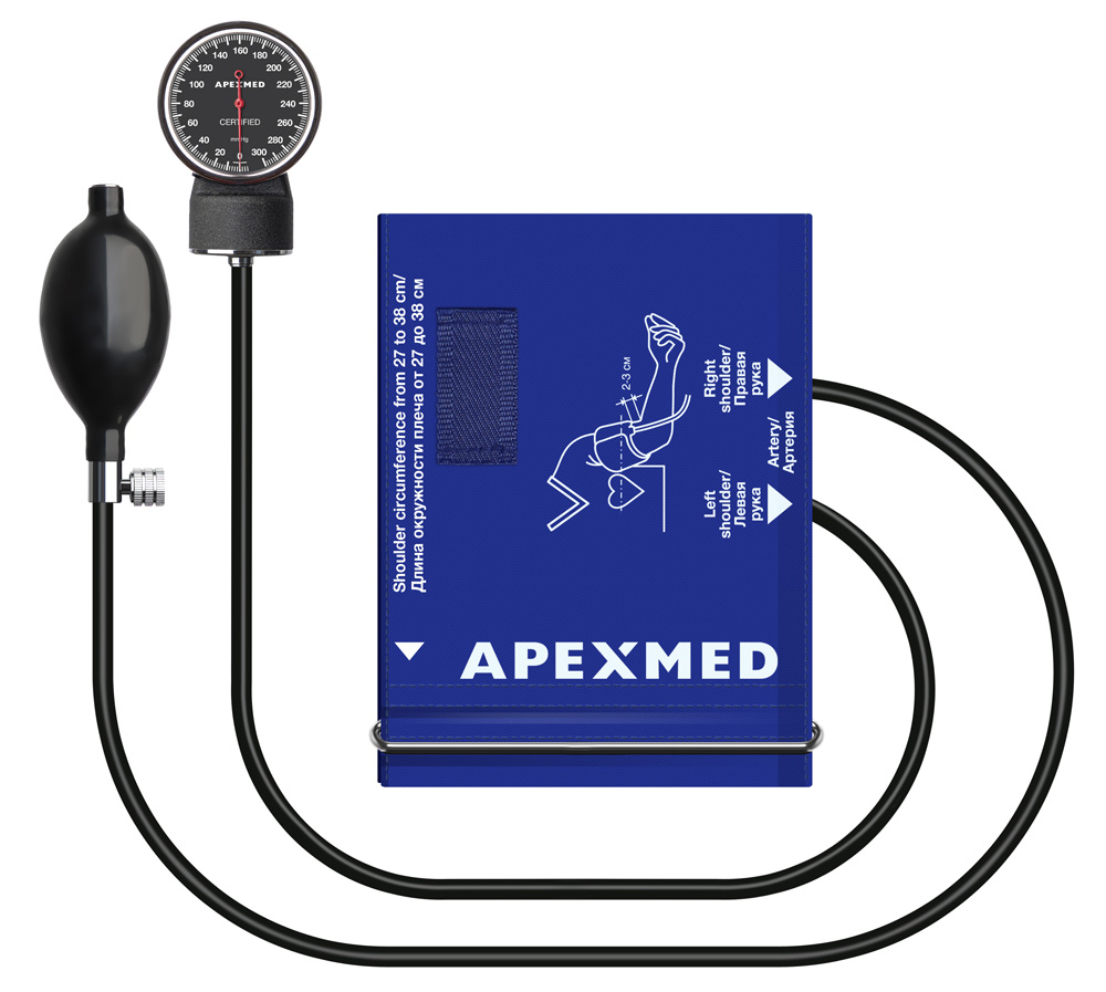 фото Тонометр механический apexmed ат-10, 27-38 см apexmed international