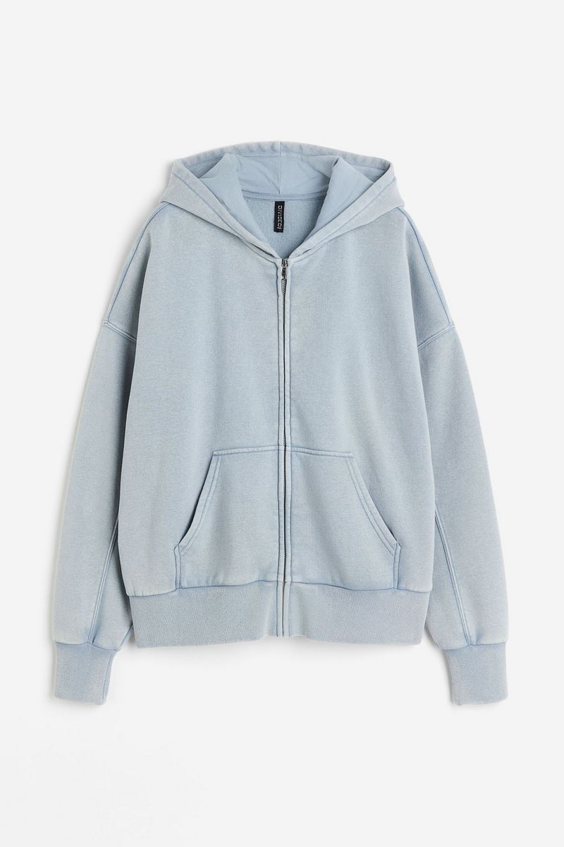 

Толстовка женская H&M 1207453 голубая XS, Голубой, 1207453