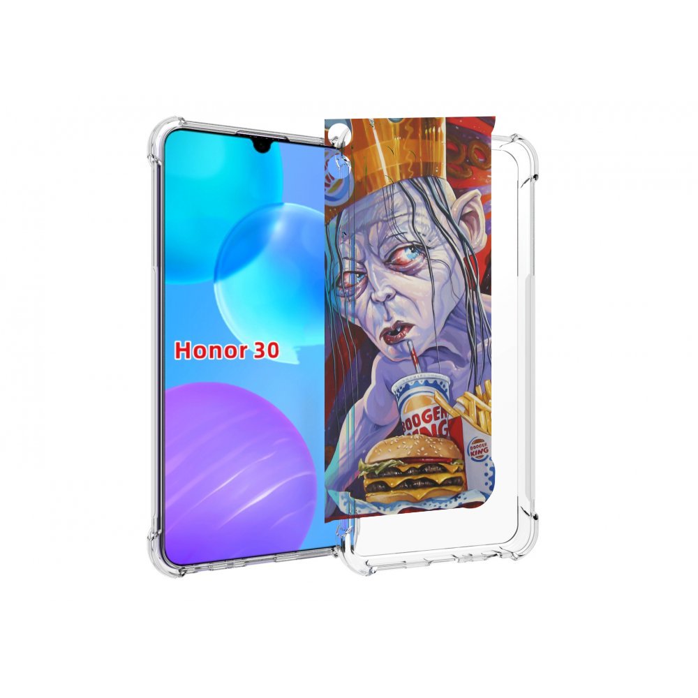 

Чехол MyPads любитель бургер кинга для Huawei Honor 30 Lite, Tocco