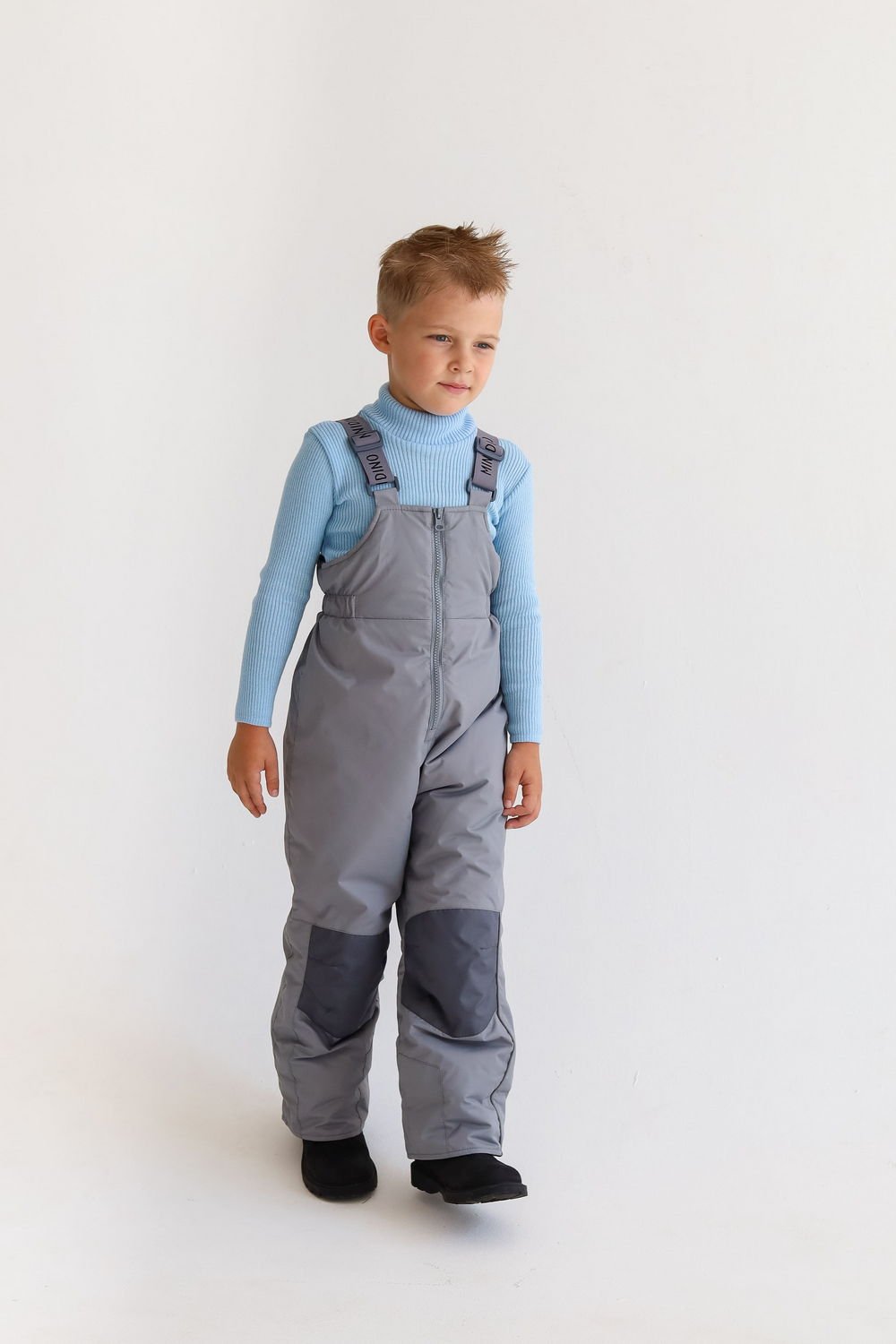 

Комбинезон детский Minidino М005, акула, 128, Серебристый, М005