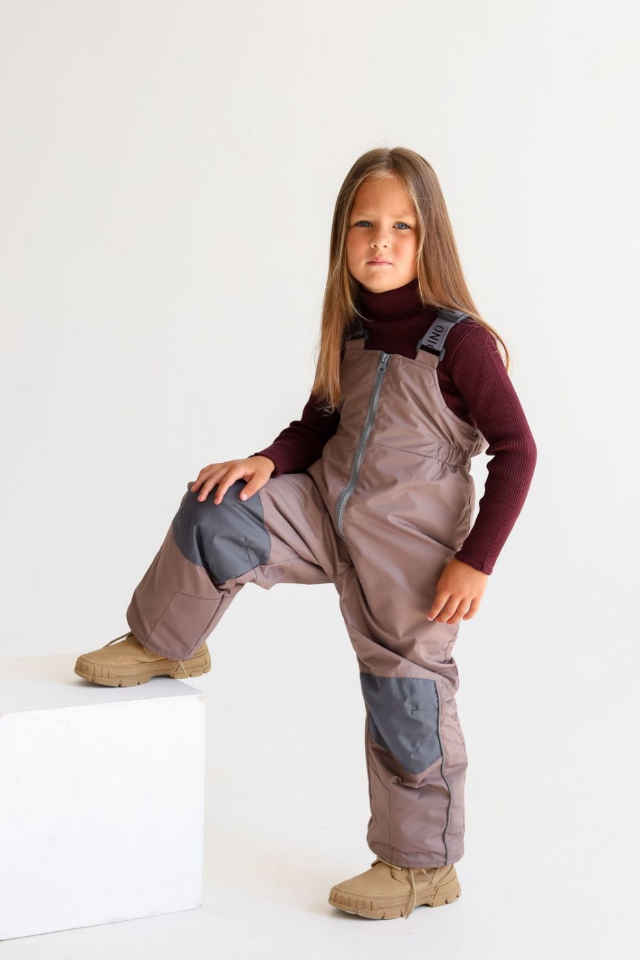 

Комбинезон детский Minidino М005, капучино, 104, Коричневый, М005