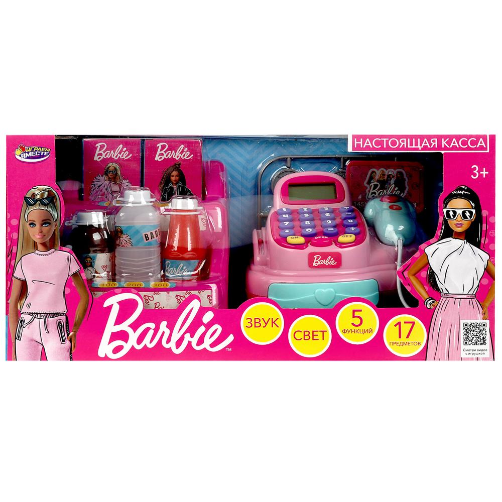 Касса Barbie свет-звук, кор.34*16,5*17см ИГРАЕМ ВМЕСТЕ в кор.24шт игровая касса paw patrol