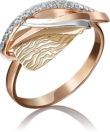 

Кольцо из золота с фианитом р. 20.5 PLATINA jewelry 01-5117-00-401-1113-48, 01-5117-00-401-1113-48