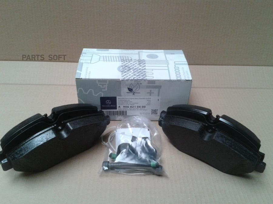 

MERCEDES-BENZ A9064210400 КОМПЛЕКТ КОЛОДОК ТОРМОЗНЫХ 4ШТ