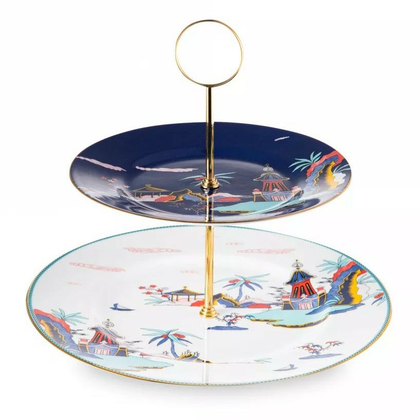 

Этажерка Wedgwood Вандерласт Пагода костяной фарфор многоцветная 27,5 x 23,5 см