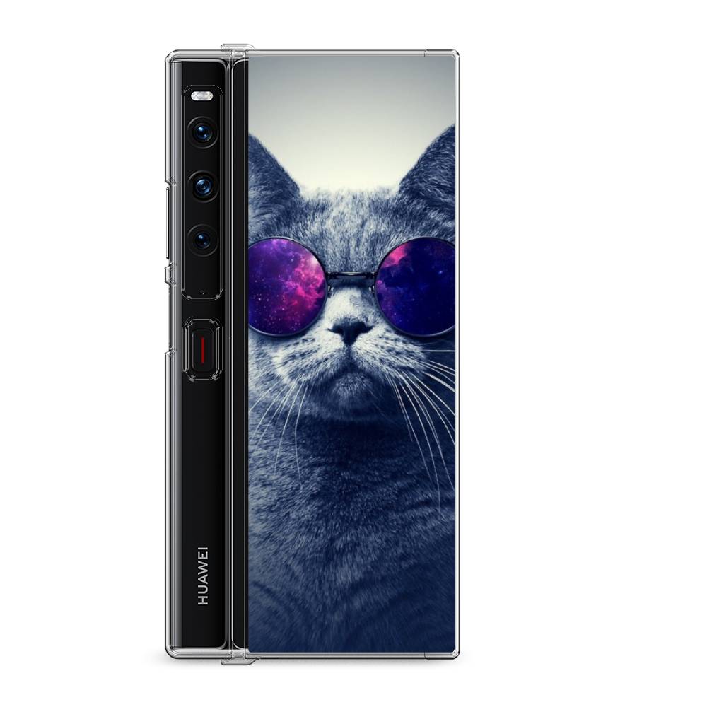

Силиконовый чехол "Космический кот" на Huawei Mate Xs 2 / Хуавеи Мате Xs 2