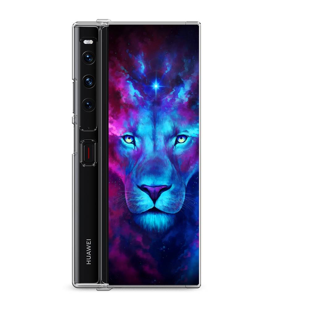 

Силиконовый чехол "Космический лев" на Huawei Mate Xs 2 / Хуавеи Мате Xs 2