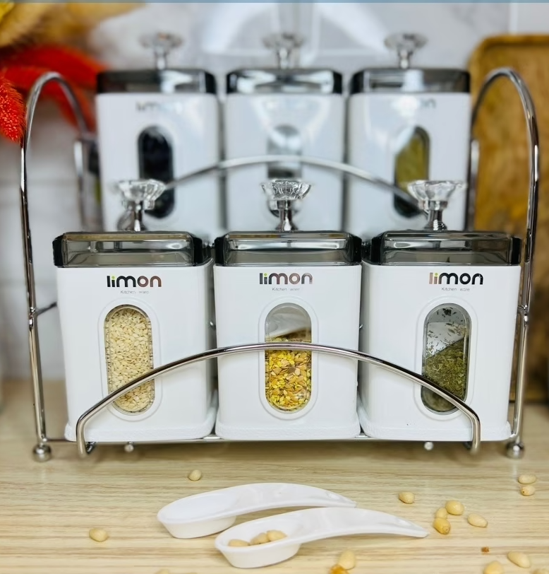 

Набор для хранения специй Limon (6 шт) белый, GLL
