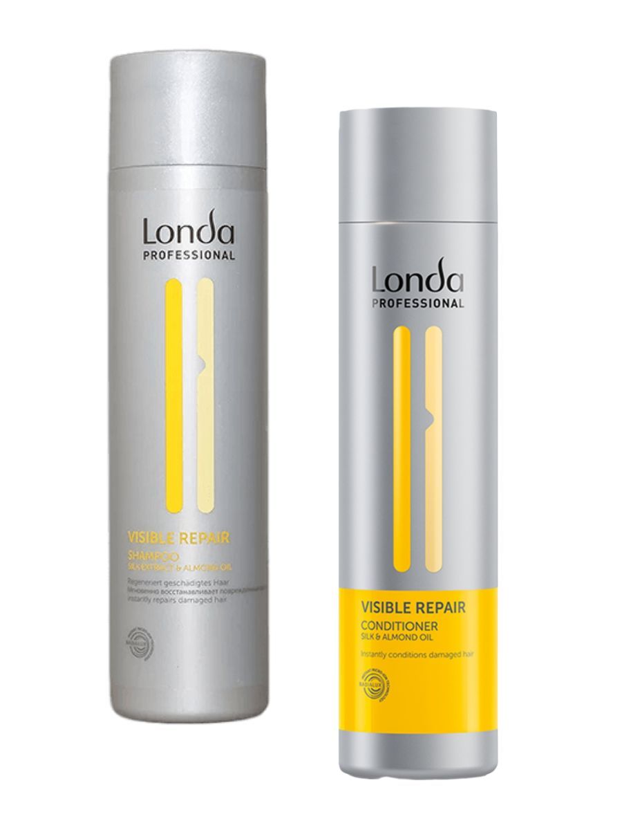Набор Londa Professional Visible Repair Шампунь 250 мл + Кондиционер для волос 250мл herbal кондиционер спрей солнцезащитный с маслом кунжута professional care sun defense