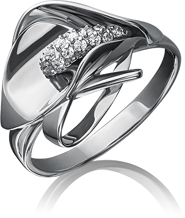 

Кольцо из белого золота с фианитом р. 20 PLATINA jewelry 01-5227-00-401-1120-23, 01-5227-00-401-1120-23