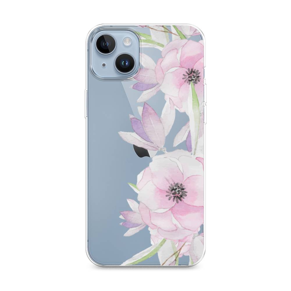 

Чехол Awog на Apple iPhone 14 Plus / Айфон 14 Плюс "Нежные анемоны", Разноцветный, 15350-8