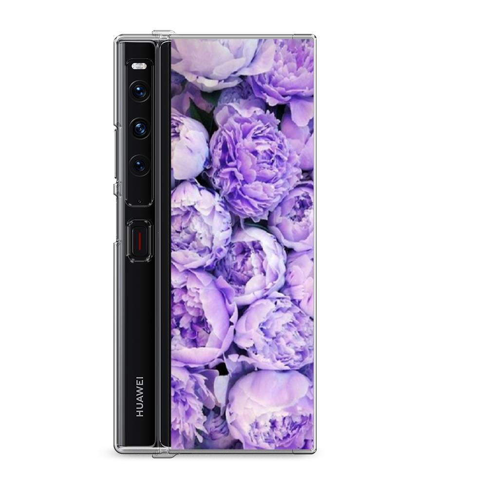 

Силиконовый чехол "Пионы сиреневые" на Huawei Mate Xs 2 / Хуавеи Мате Xs 2